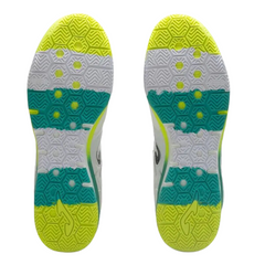 Joma Top Flex Rebound White Green and Yellow Indoor IC Football Boot