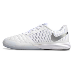 Nike Lunar Gato II White and Gray Indoor IC Football Boot