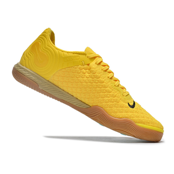 Chuteira Futsal Nike Reactgato IC Amarela e Preta - VENI Futebol
