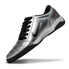Nike Total 90 III Silver and Black Indoor IC Football Boot