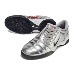 Nike Total 90 III Silver and Red Indoor IC Football Boot