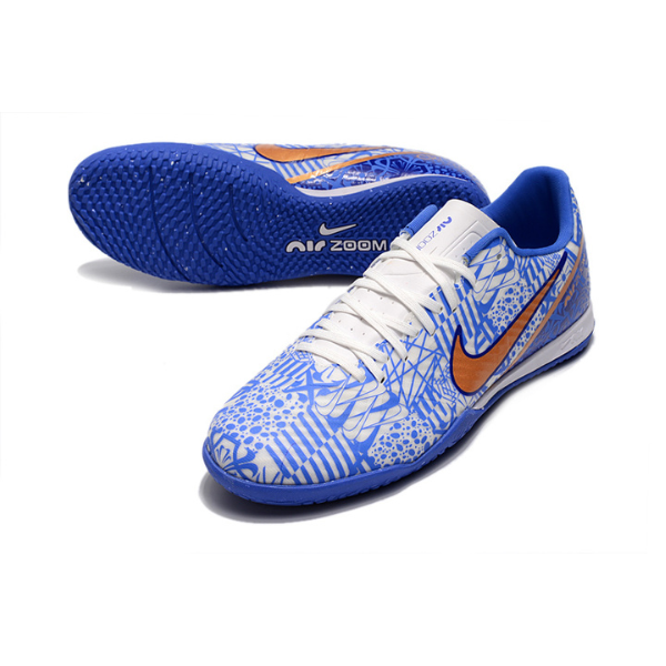Chuteira Futsal Nike Vapor 15 Academy IC Azul CR7 Pack - VENI Futebol
