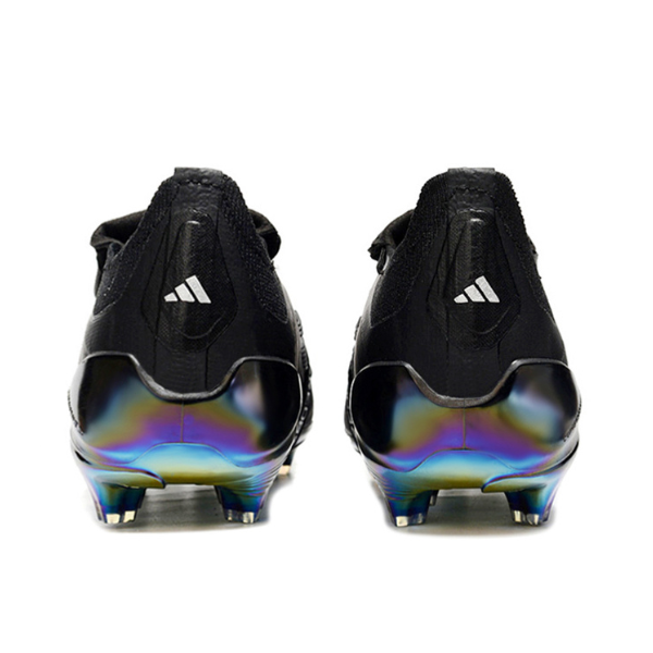 Chuteira Infantil Campo Adidas Predator 30 Elite Com Lingua FG Preta e Branca - VENI Futebol