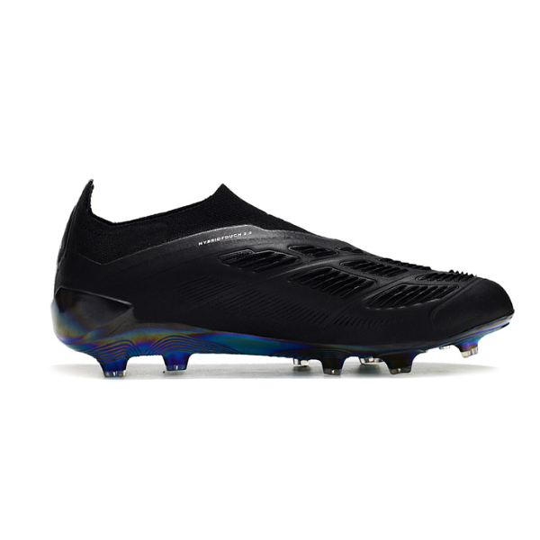Kinder-Fußballschuhe für Naturrasen Adidas Predator 30 Elite ohne Schnürsenkel FG Schwarz und Weiß - VENI Futebol