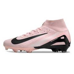 Nike Air Zoom Mercurial Superfly 10 Elite Pink and Black Firm Ground FG Kids Football Boot