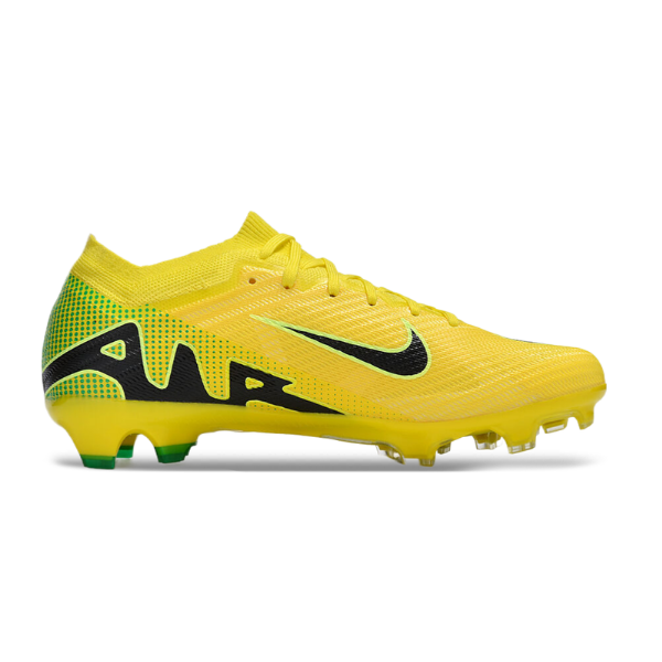 Kinder-Fußballschuhe für Rasen Nike Zoom Mercurial Vapor 15 Elite FG, Gelb, Grün und Schwarz - VENI Futebol