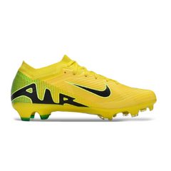 Kinder-Fußballschuhe für Rasen Nike Zoom Mercurial Vapor 15 Elite FG, Gelb, Grün und Schwarz - VENI Futebol