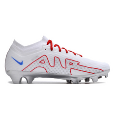 Kinder-Fußballschuhe Nike Zoom Mercurial Vapor 15 Elite FG Weiß, Rot und Silber - VENI Futebol