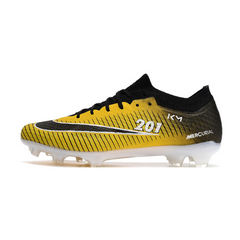 Crampons de football enfant Nike Zoom Mercurial Vapor 15 Elite FG jaunes et noirs - VENI Futebol