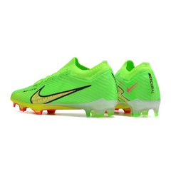 Kinder-Fußballschuhe Nike Zoom Mercurial Vapor 15 Elite FG für Naturrasen, grün und gelb - VENI Futebol