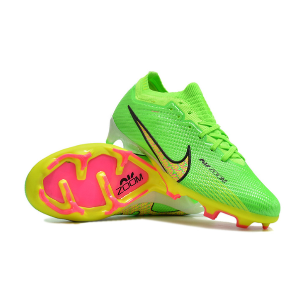 Kinder-Fußballschuhe Nike Zoom Mercurial Vapor 15 Elite FG, grün und gelb - VENI Futebol