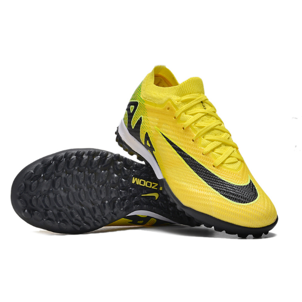 Chuteira Infantil Society Nike Zoom Mercurial Vapor 15 Elite TF Amarela e Preta - VENI Futebol