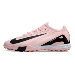 Nike Zoom Mercurial Vapor 16 Elite Kids Pink and Black Turf TF Football Boot