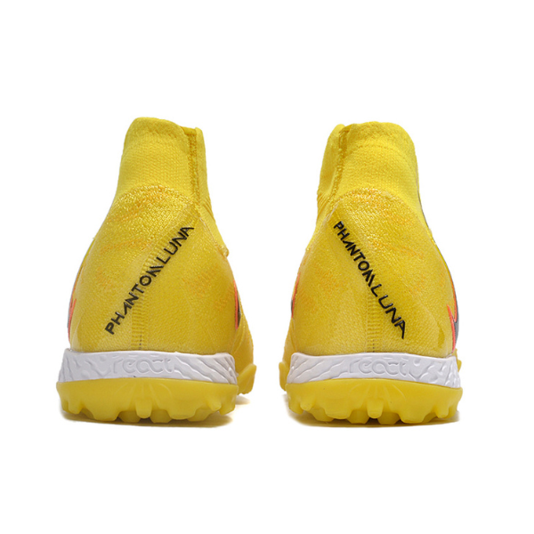 Chuteira Infantil Society Nike Phantom Luna Elite TF Amarela - VENI Futebol