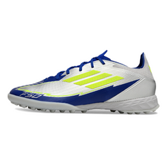 Adidas F50 Elite Turf TF Silver and Blue Football Boot