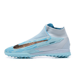 Kunstrasen-Fußballschuhe Nike Phantom GX Elite DF TF Hellblau - VENI Futebol