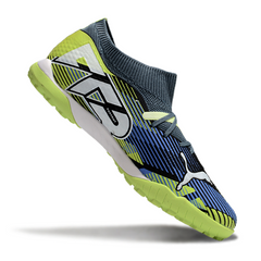 Puma Future 7 Blue and Green Turf TF Football Boot