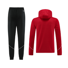 Adidas Trainingsanzug-Set Jacke + Hose Rot und Schwarz - VENI Futebol