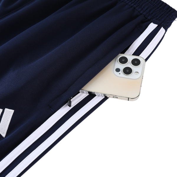 Conjunto Adidas Camiseta + Calça Azul Escuro - VENI Futebol