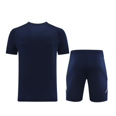 Conjunto Adidas Camiseta + Short Azul Escuro - VENI Futebol