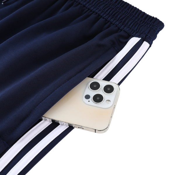 Conjunto Adidas Camiseta + Short Azul Escuro - VENI Futebol