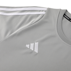 Conjunto Adidas Camiseta + Short Cinza e Branco - VENI Futebol