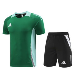 Adidas Green Training Set T-Shirt and Shorts