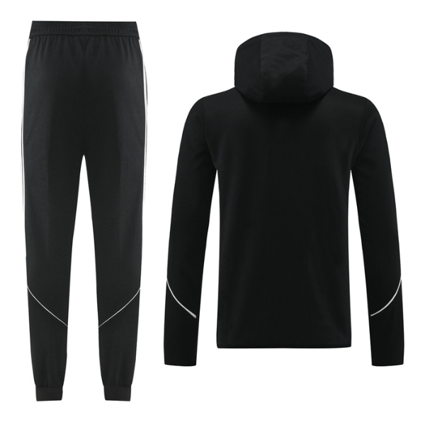 Conjunto de Frio Adidas Casaco + Calça Preto e Branco - VENI Futebol