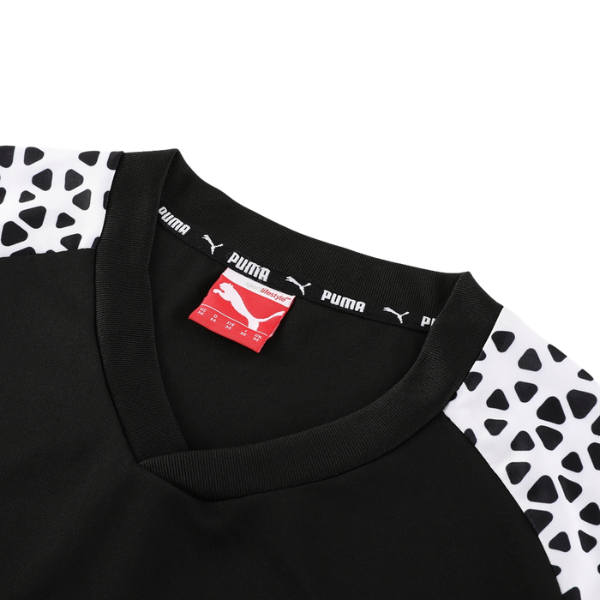 Puma Set T-Shirt + Hose in Schwarz und Weiß - VENI Futebol