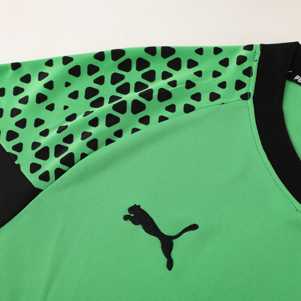 Conjunto Puma Camiseta + Calça Verde e Preta - VENI Futebol