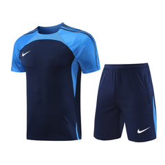 Nike Dark Blue Training Set T-Shirt and Shorts