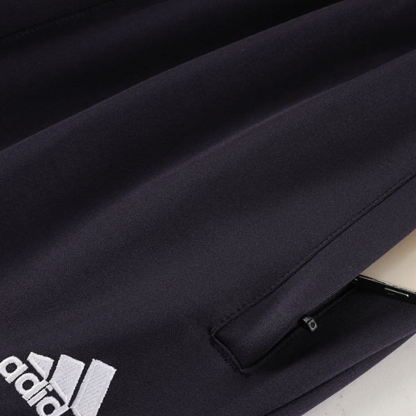 Conjunto de Frio Adidas Jaqueta + Calça Laranja e Preta - VENI Futebol