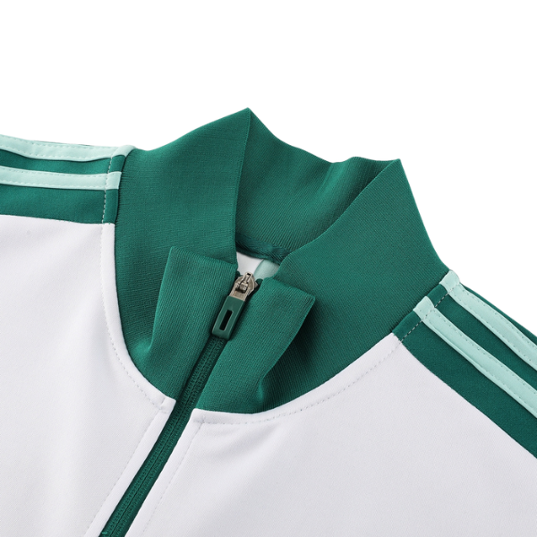 Adidas Trainingsanzug Jacke + Hose in Grün und Weiß - VENI Futebol