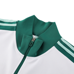 Adidas Trainingsanzug Jacke + Hose in Grün und Weiß - VENI Futebol