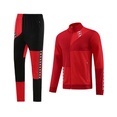 Conjunto de Frio Adidas Jaqueta + Calça Vermelha - VENI Futebol