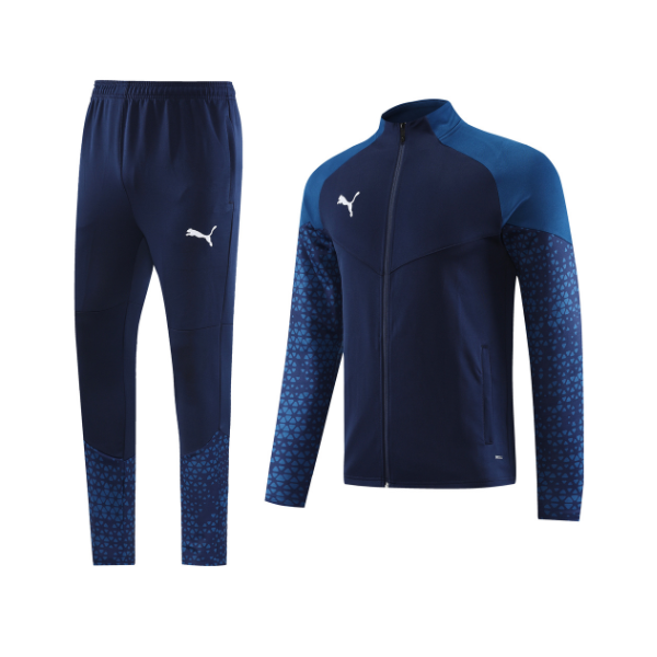 Puma Trainingsanzug Jacke + Hose Blau - VENI Fußball