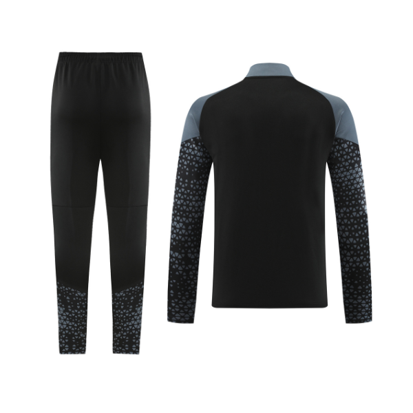 Puma Trainingsanzug Jacke + Hose Schwarz und Grau - VENI Fußball
