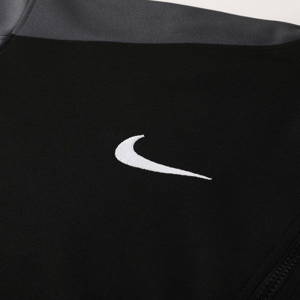 Nike Trainingsanzug Jacke + Hose in Schwarz und Grau - VENI Fußball