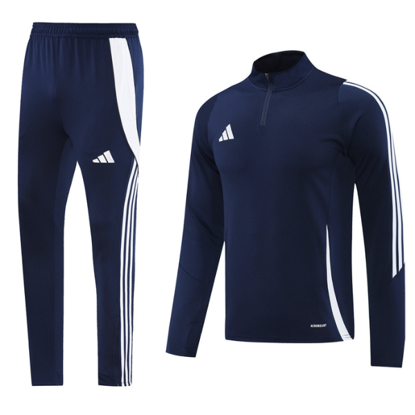 Adidas Trainingsanzug-Set aus Jacke + Hose in Dunkelblau - VENI Futebol