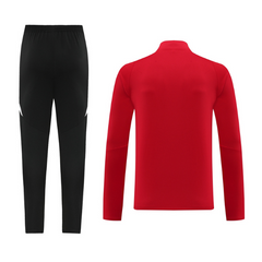 Conjunto de Frio Adidas Blusão + Calça Vermelho e Preto - VENI Futebol