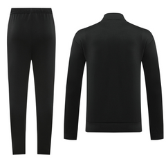 Adidas Black and Yellow Cold Set Jacket and Pants