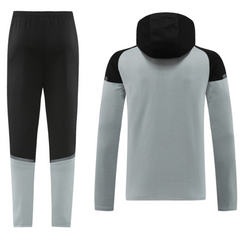 Puma Grey and Black Cold Set Jacket and Pants