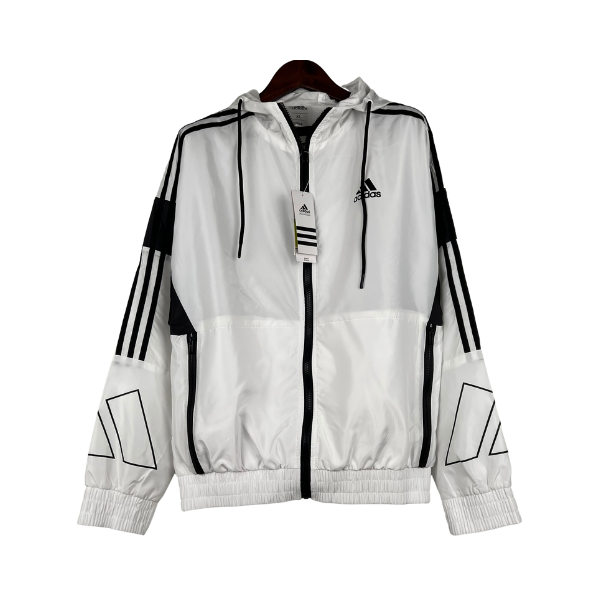 Corta-vento Adidas branco - VENI Futebol