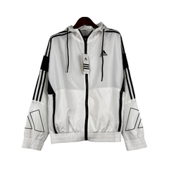 Corta-vento Adidas branco - VENI Futebol