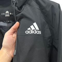 Adidas Black Windbreaker Jacket