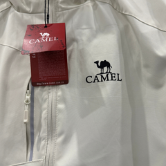 Camel Beige Windbreaker Jacket