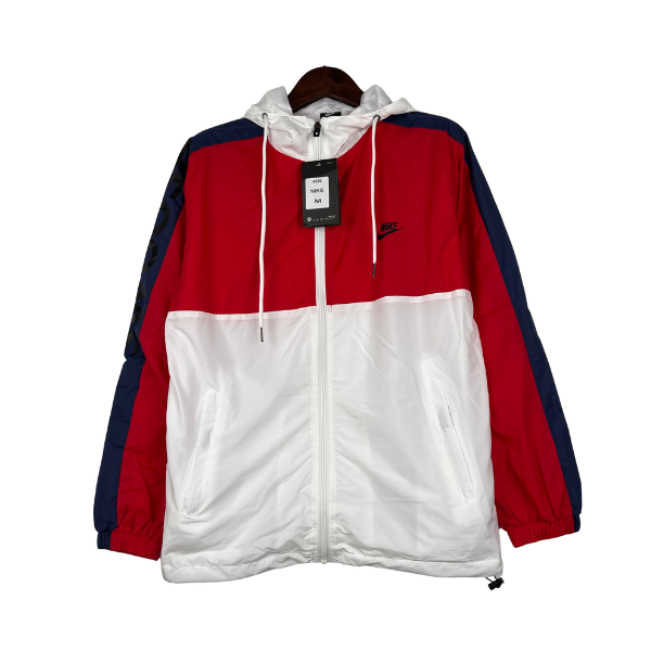 Coupe-vent Nike rouge et blanc - VENI Futebol
