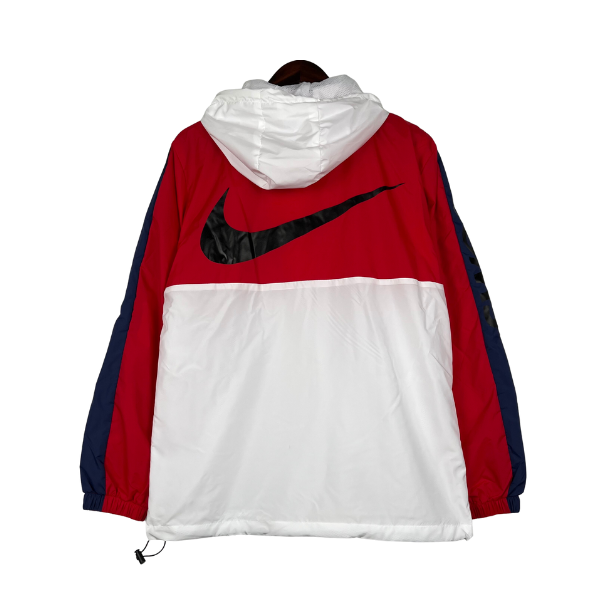 Coupe-vent Nike rouge et blanc - VENI Football