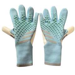 Luva de guarda-redes Adidas Predator Accuracy Pro azul claro - VENI Futebol