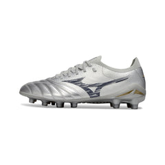 Mizuno Morelia Neo IV Elite Silver Firm Ground FG Football Boot